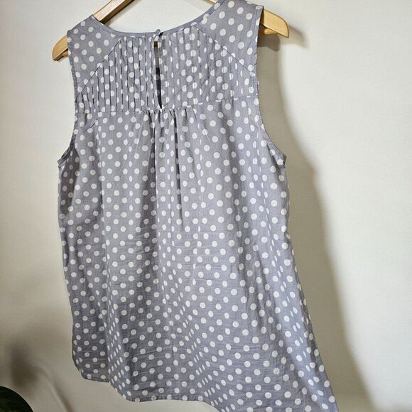 EUC DOE & RAE POLKA DOT TANK TOP SIZE LARGE - Picture 6 of 14